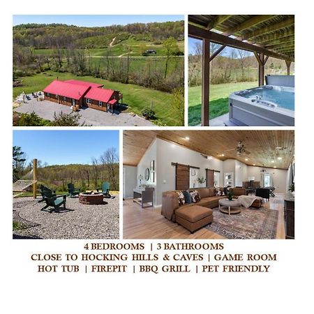 Spacious Cabin Near Hocking Hills And Caves With Hot Tub And Firepit Laurelville Екстер'єр фото
